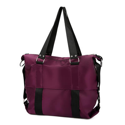 China Supplier Waterproof Nylon Tote Bag Custom Folding Handbags For Women