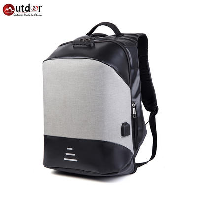 External USB Charge Anti-theft Waterproof Business Conference Laptop Backpack