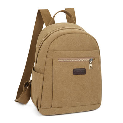Wholesale durable travel backpack vintage thick canvas