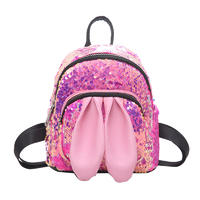 New Shoulder Bag Cute Shinny Sequin Small Mini Backpack Adult Backpacks