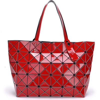 Geometric Luminous Holographic Purses and Handbags Tote bag