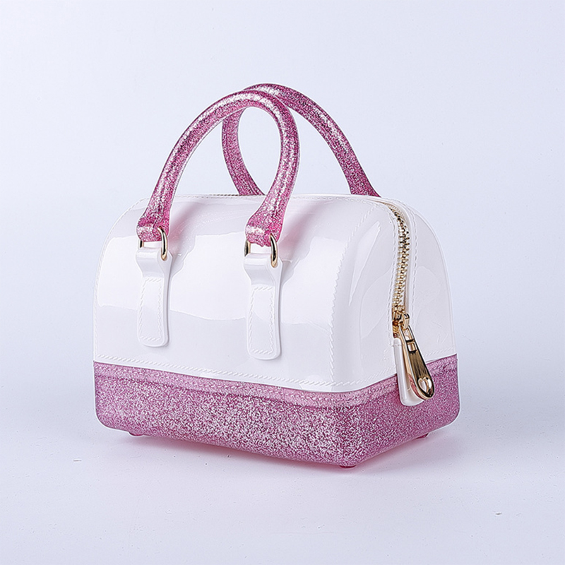 Colorful and pvc woman Jelly bag handbag for summer
